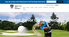 Desktop Screenshot of juniorgolfranking.com