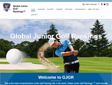 Tablet Screenshot of juniorgolfranking.com